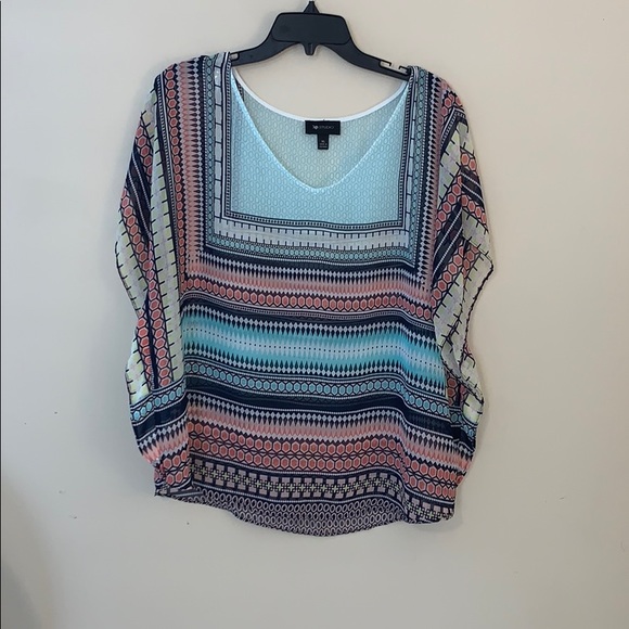 AB Studio Tops - AB studio semi sheer boho top